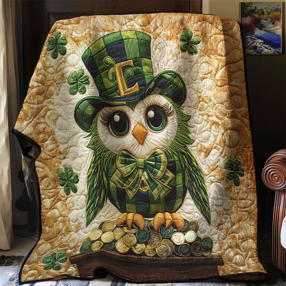 Patrick’s Lucky Owl WJ1401024CL Quilt