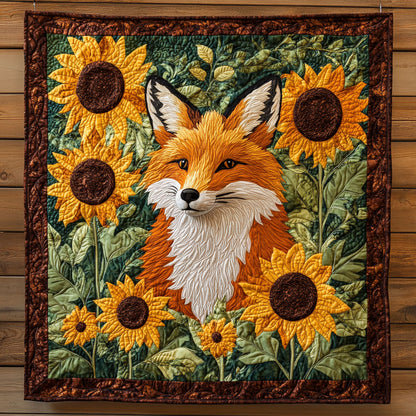 Fox Sunflower Bloom CW0507018CL Quilt
