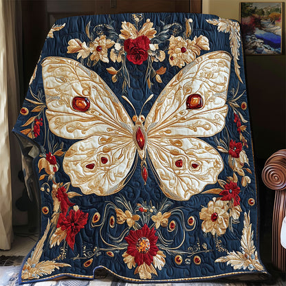 Gold Butterfly WY3112014CL Quilt
