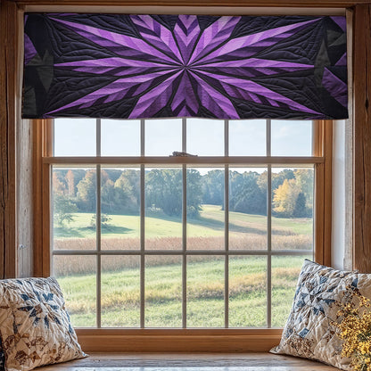 Purple Star WX1405035CL Quilted Valance