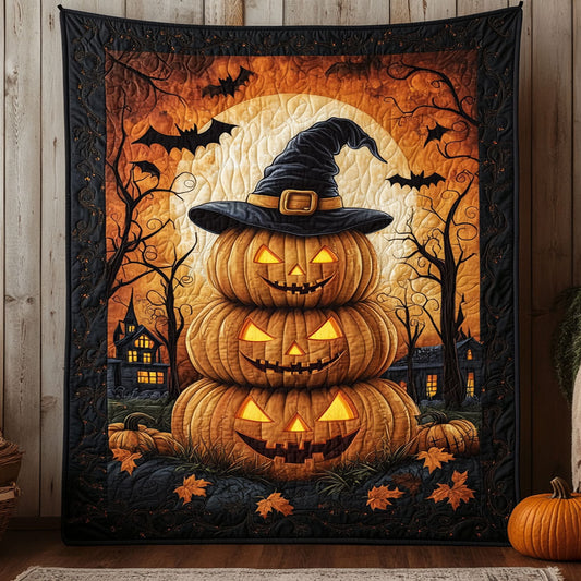Gothic Pumpkin Night WN0608010CL Quilt