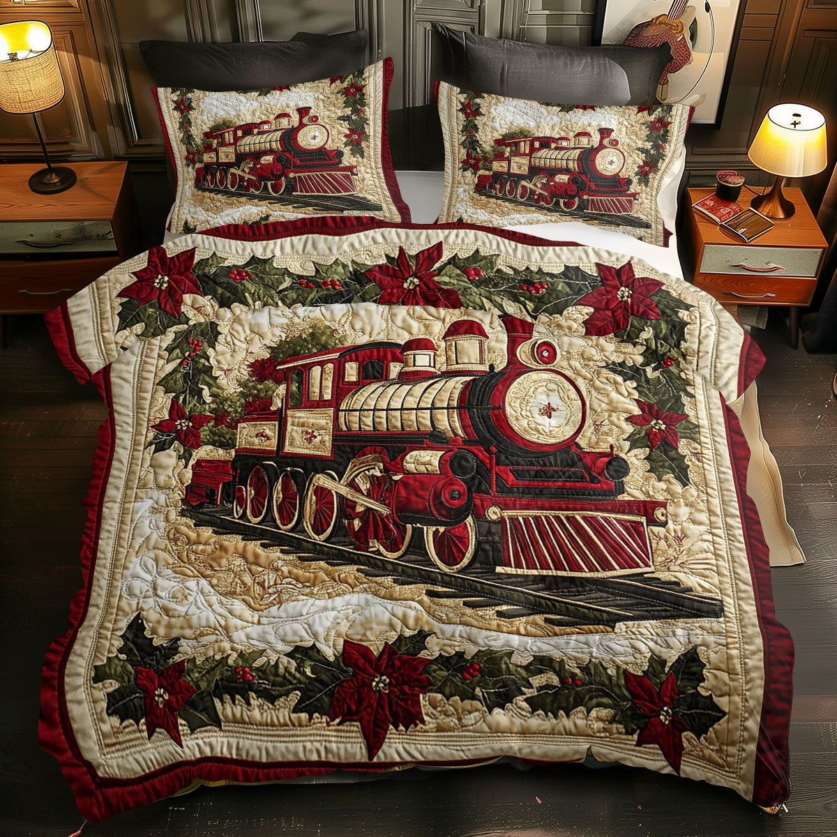 Christmas Train WJ0212045CL Duvet Cover Set