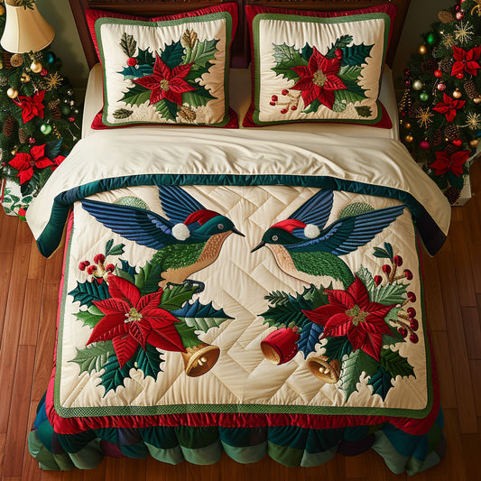 Holiday Hummingbird Magic CW0411005CL Duvet Cover Set