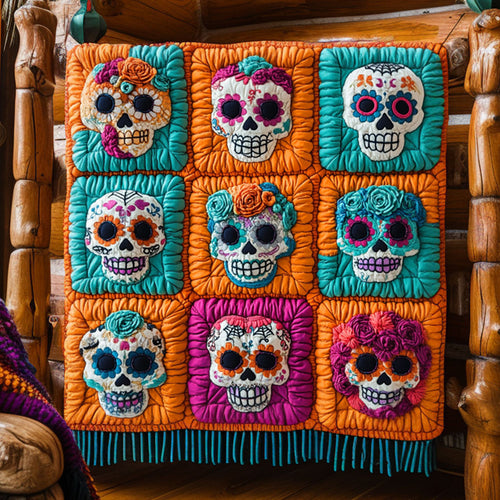 Colorful Calavera WY1108035CL Quilt
