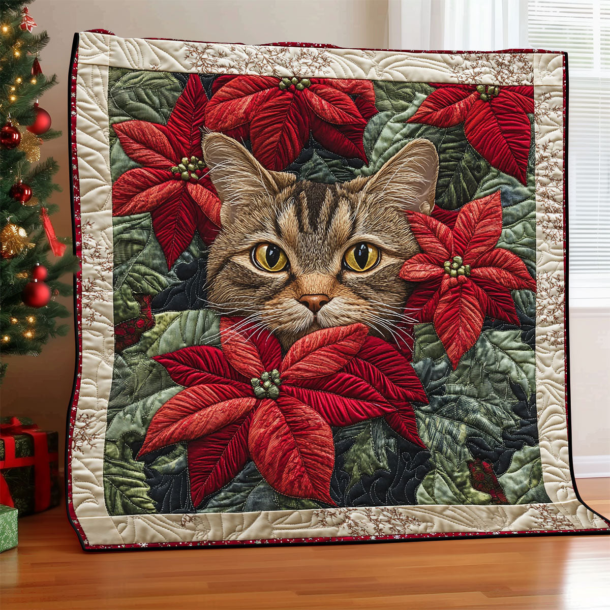 Cat Holiday CW0811031CL Quilt