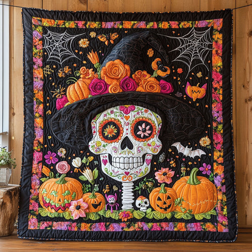 Enchanted Pumpkin Calavera CW1507012CL Quilt