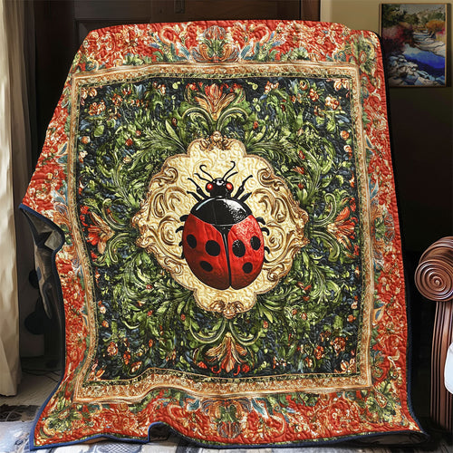 Lady Bug In Forest WY2201072CL Quilt