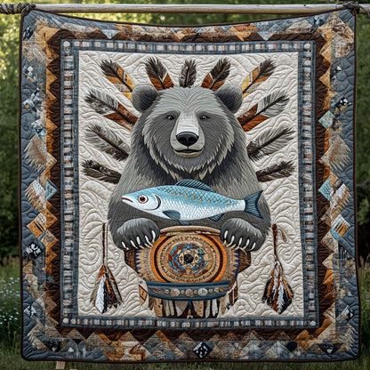 Aboriginal Bear WY1308001CL Quilt