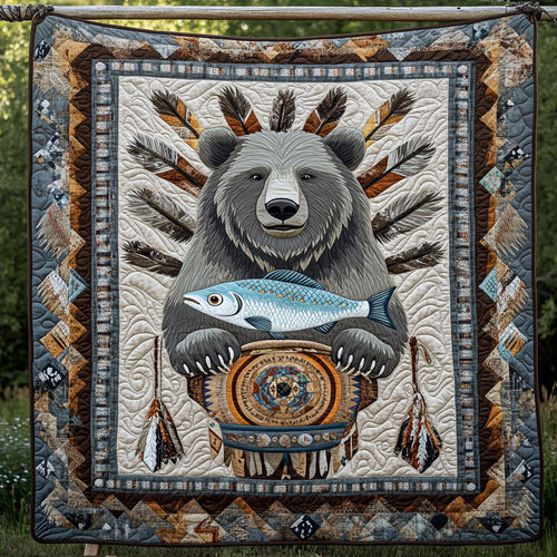 Aboriginal Bear WY1308001CL Quilt