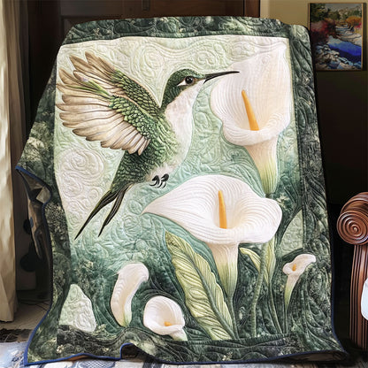 Hummingbird And Forest Lily WY2403041CL Quilt