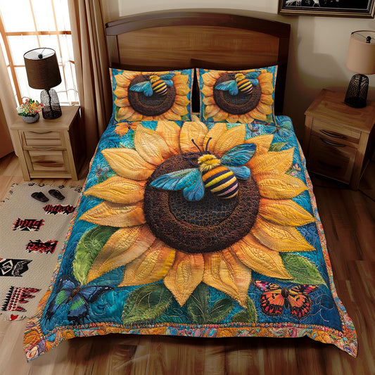 Sunflower Bee WX1712075CL Duvet Cover Set