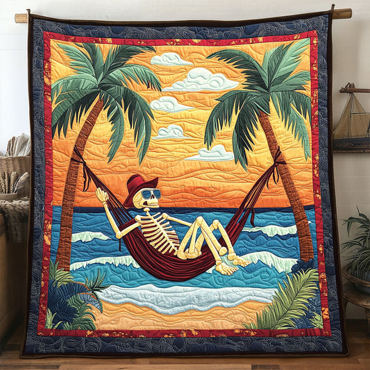 Dreamy Vacation Skeleton WP0404026CL Quilt