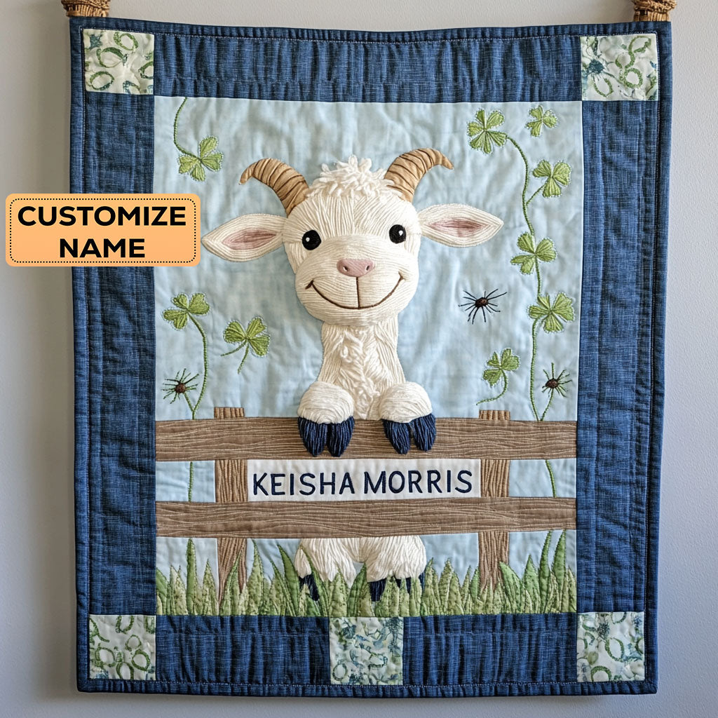 Little Goat CP2407043CL Personalized Baby Quilt