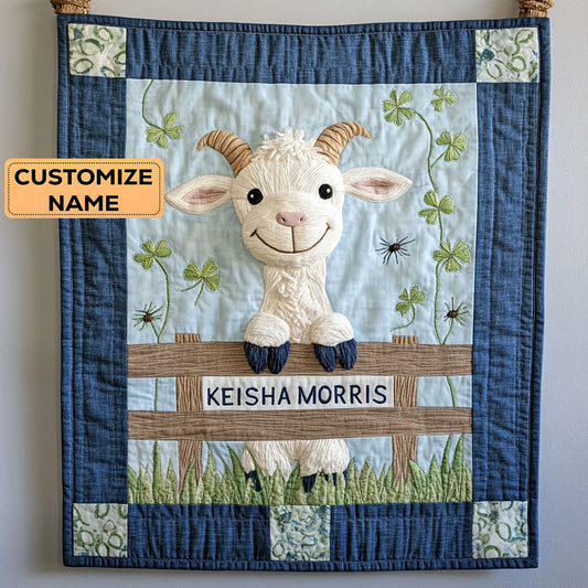 Little Goat CP2407043CL Personalized Baby Quilt