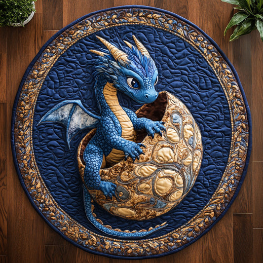 Dragonborn Nest CM1205018CL Quilted Round Mat