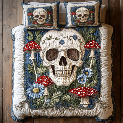 Fungal Skull Crossing WN1607013CL Duvet Cover Set