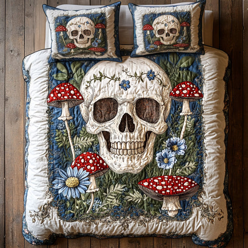 Fungal Skull Crossing WN1607013CL Duvet Cover Set