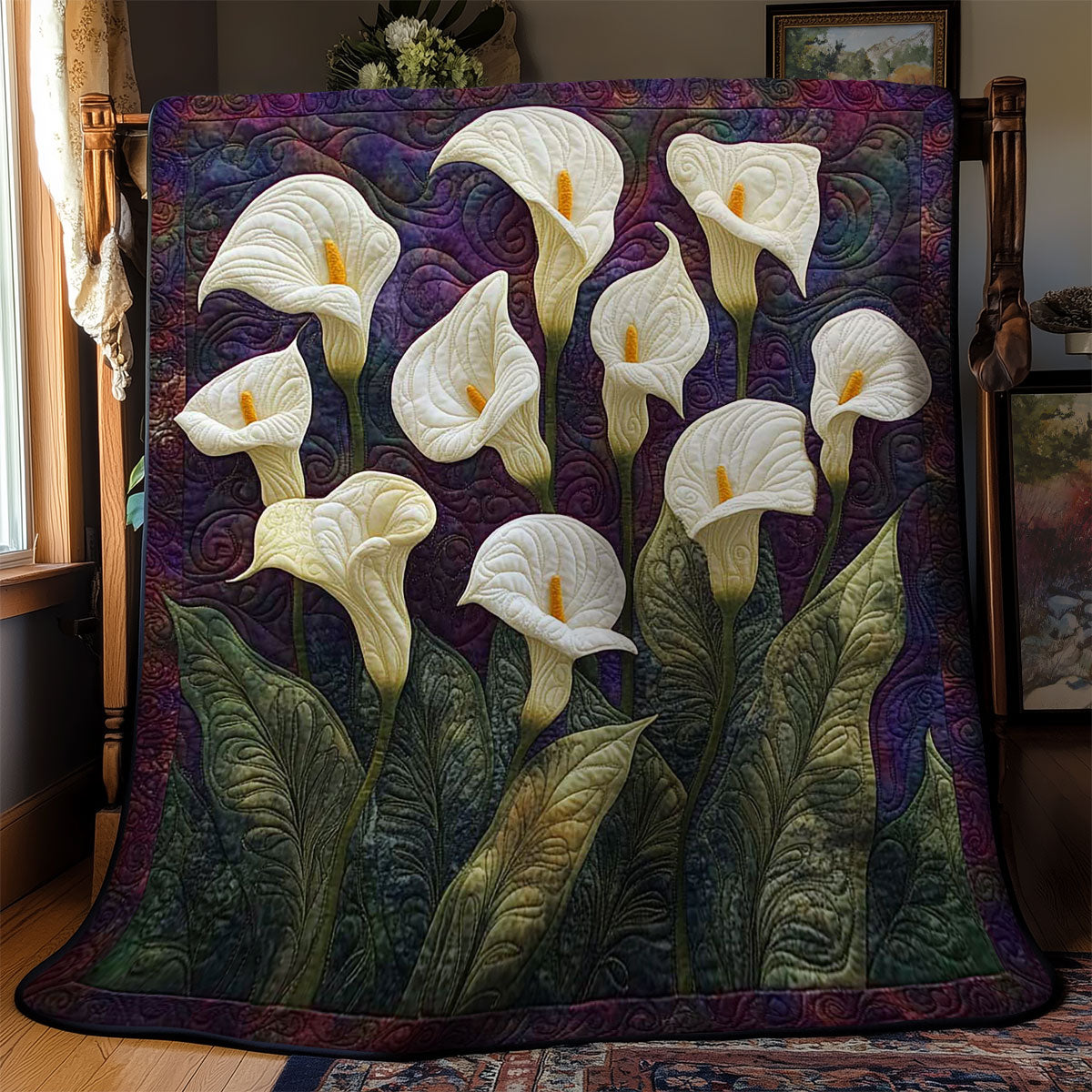 Calla Lilies Whispers WN2503040CL Quilt