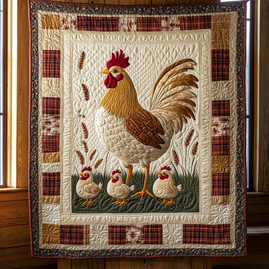 Vintage Chicken CP0606040CL Quilt