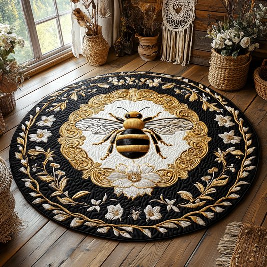 Regal Bee WY2804015CL Quilted Round Mat