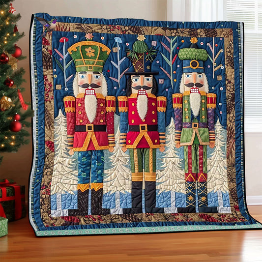 Snowfall Nutcracker Christmas WP2210028CL Quilt