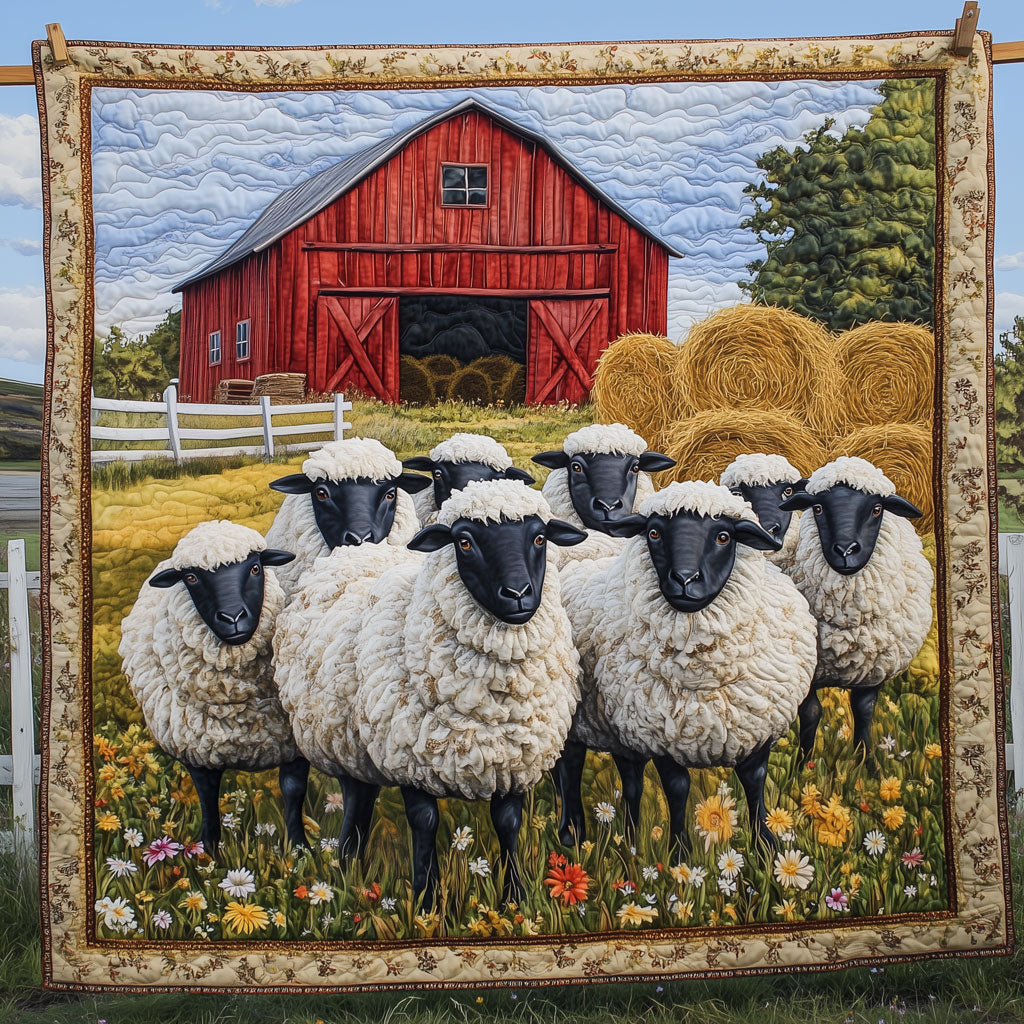 Sheep In The Barnyard LT1609010CL Quilt