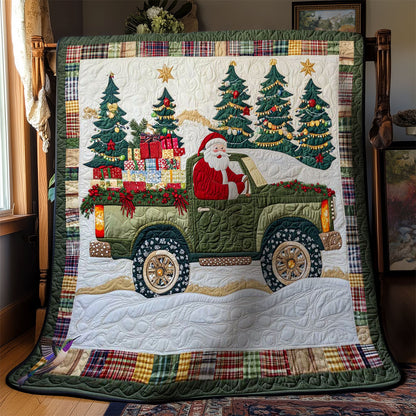 Santa On Wheels WN2011023CL Quilt