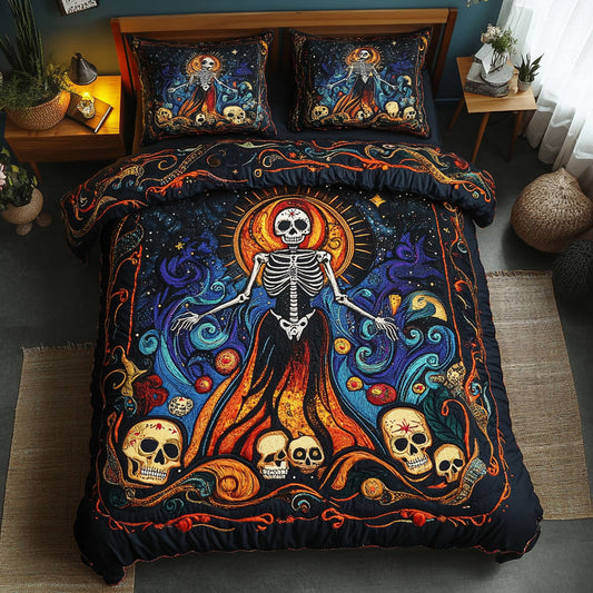Skeleton Aura WN2609056CL Duvet Cover Set