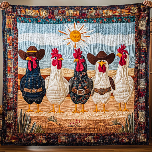 The Cowboy Flock WY1308033CL Quilt
