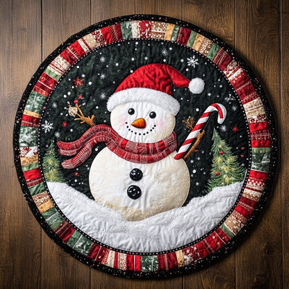 Icebreaker Snowman WN1111059CL Quilted Round Mat
