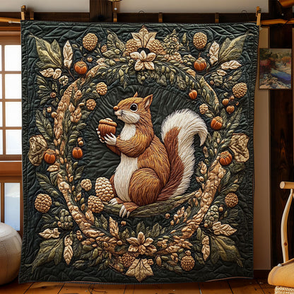 Squirrel WY0801056CL Quilt