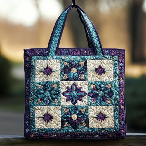 Star Block XR2611005CL Quilted Tote Bag