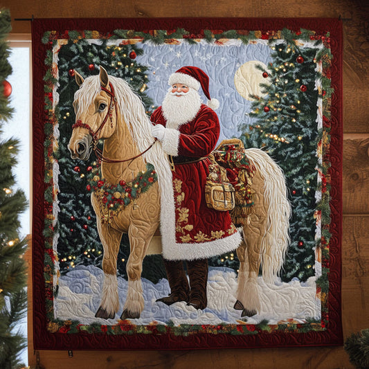 Santa and Horse KL1411020CL Quilt
