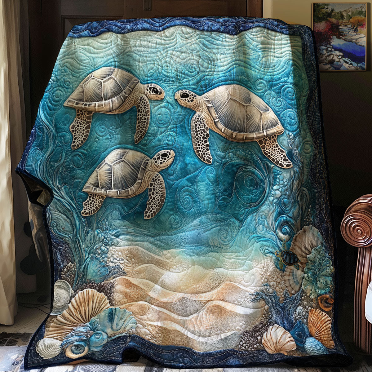 Sea Turtle WJ2512024CL Quilt