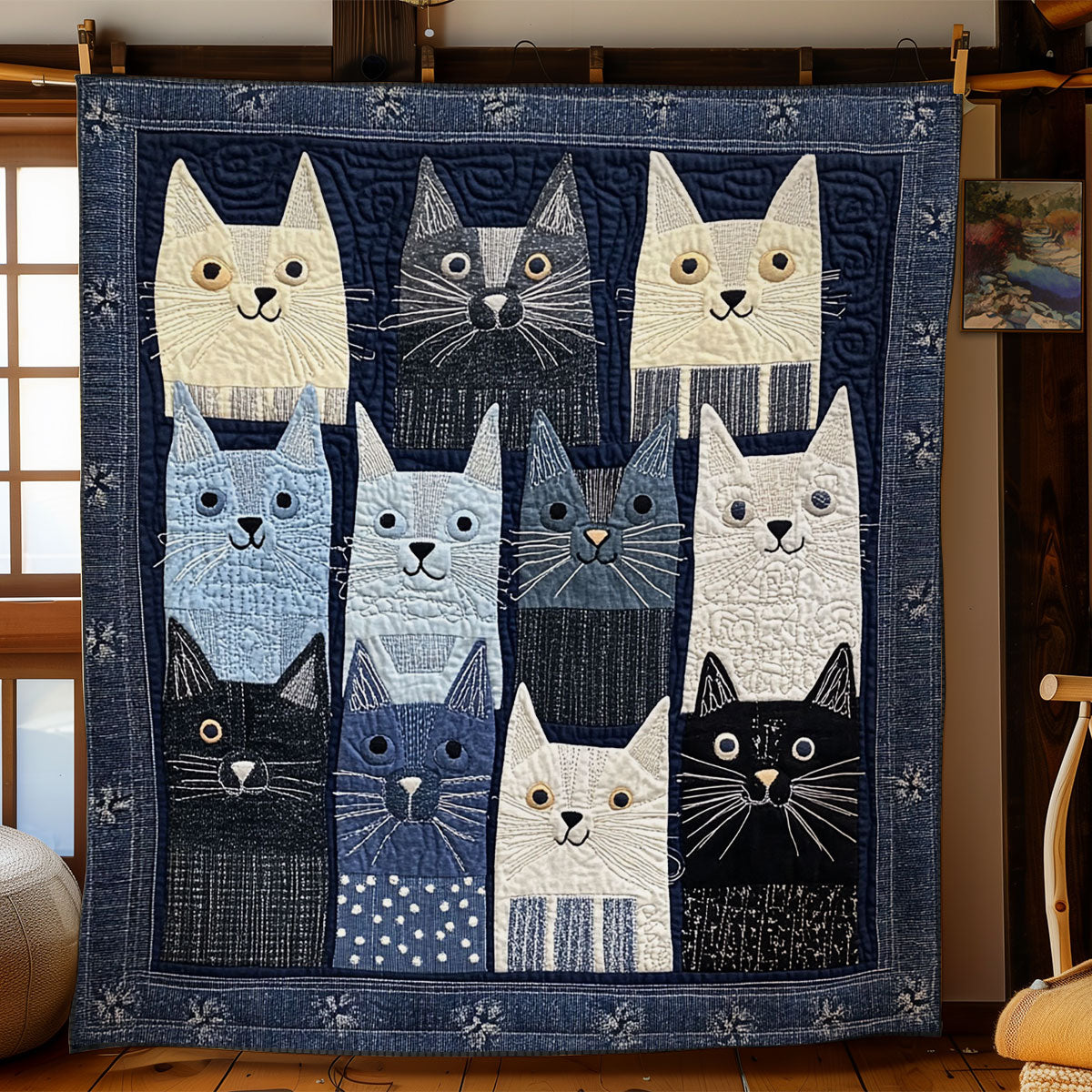 Cat Dream WN0407025CL Quilt