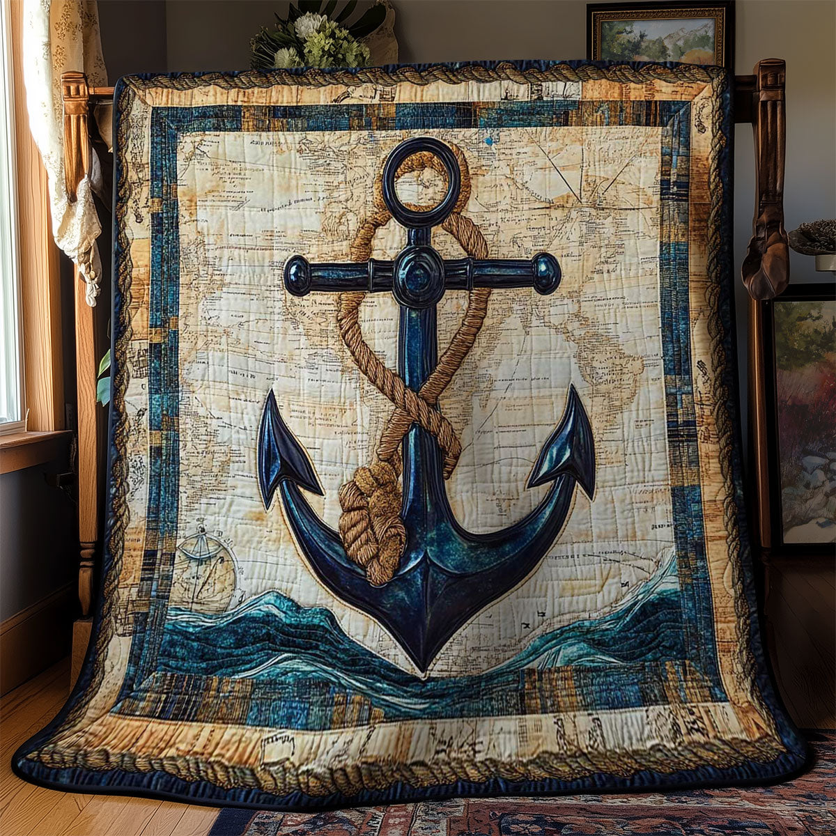 Antique Anchor WN0602019CL Quilt
