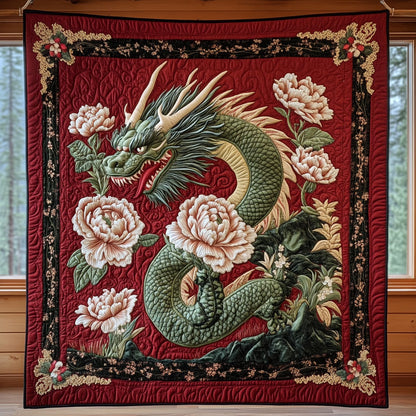 Dragon Peony Bloom CW1207015CL Quilt