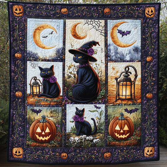 Cat In Violet Shadows WN0708020CL Quilt