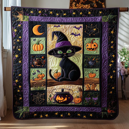 Witchy Felines WY2008015CL Quilt