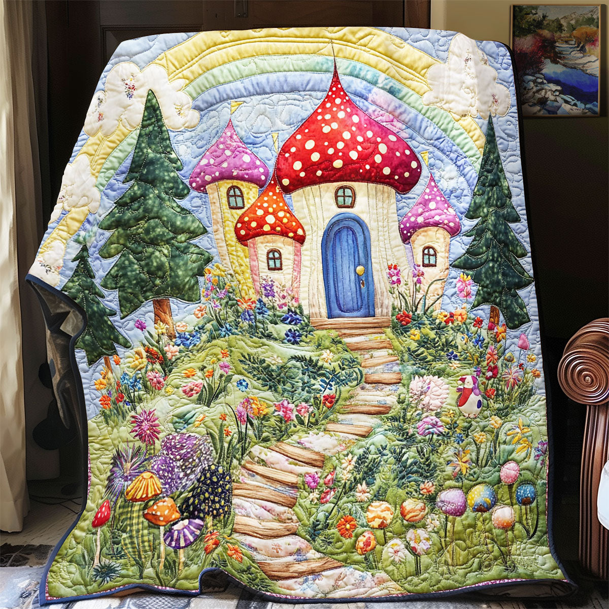 Fairycap Cottage WY0703010CL Quilt