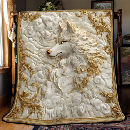 Fierce White Wolf WJ3012013CL Quilt