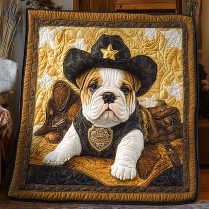 Cowboy Bulldog WX3105015CL Quilt