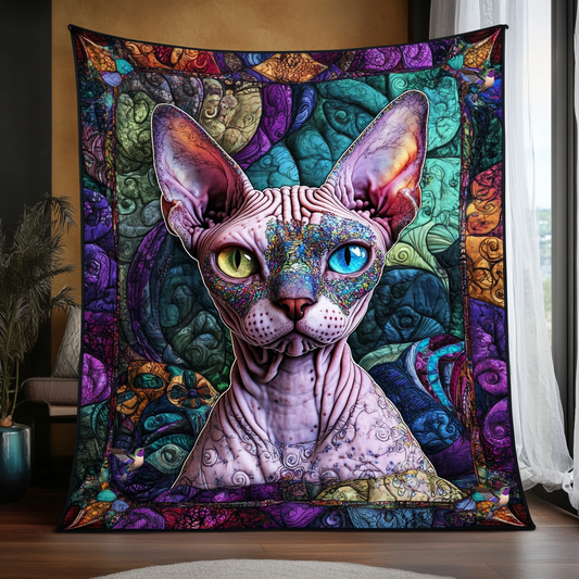 Magical Sphynx Cat XR1112002CL Quilt