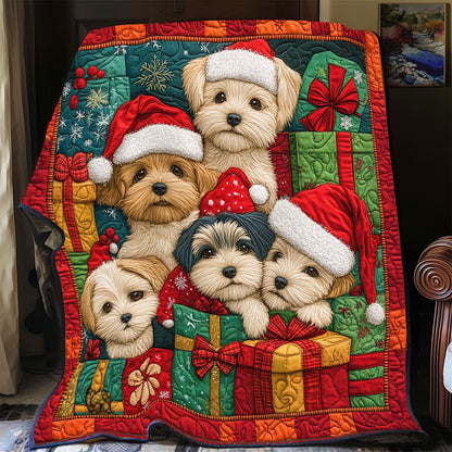 Yorkie Cheer CP1411066CL Quilt