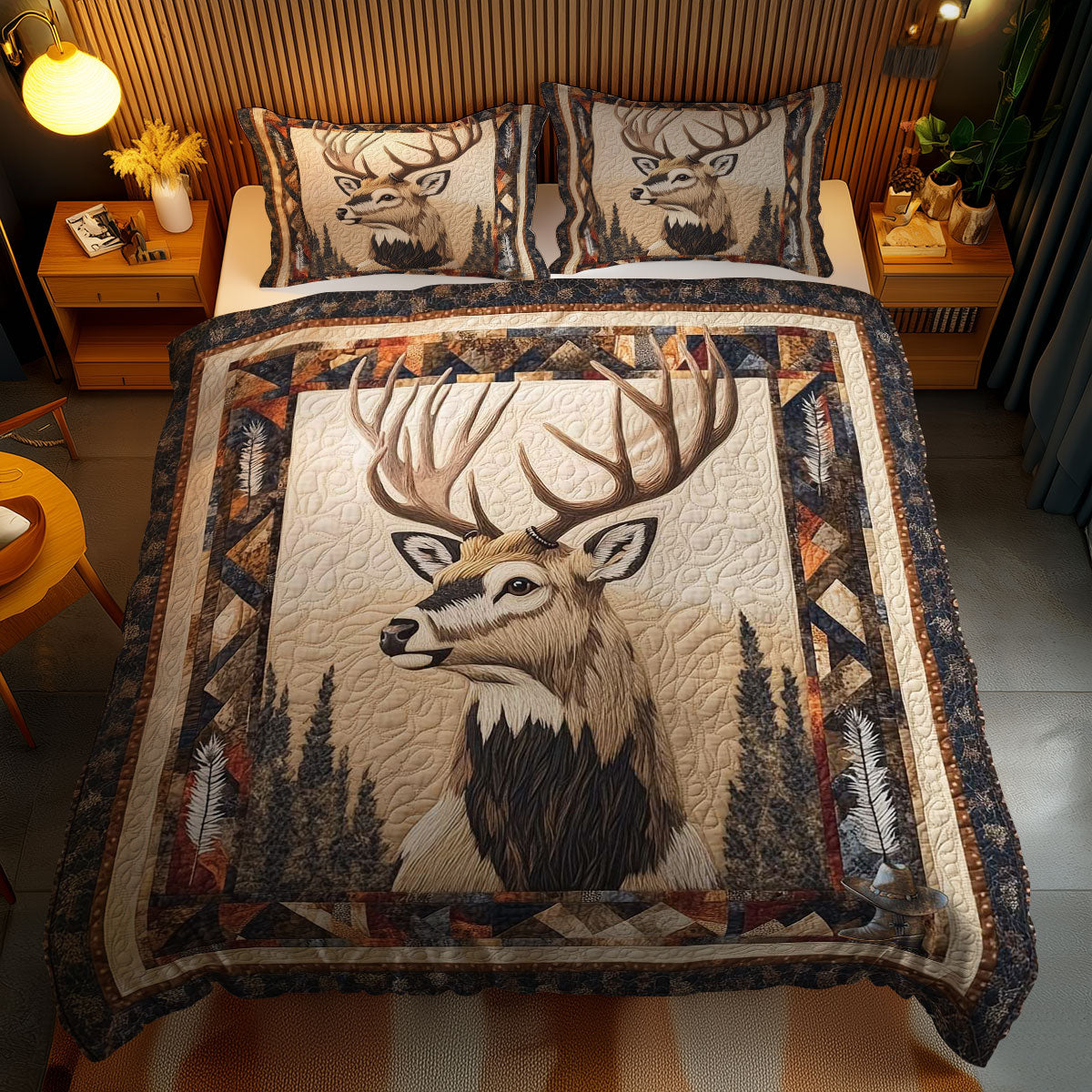 Native Deer Spirit WN2311085CL Duvet Cover Set