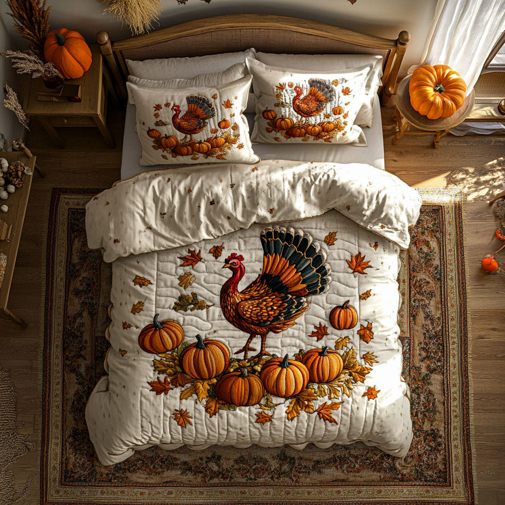 Autumn Glow Turkey WN2309016CL Duvet Cover Set