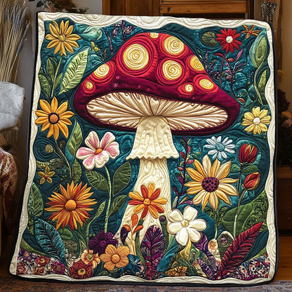 Psychedelic Mushroom WJ0504011CL Quilt