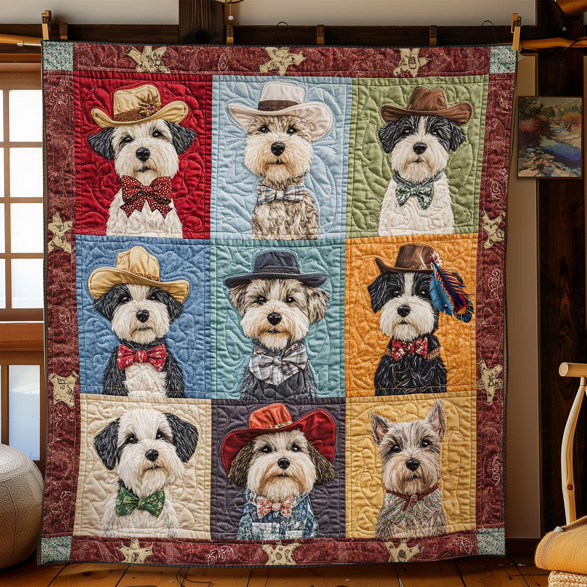 Schnauzer Wrangler WN2312010CL Quilt