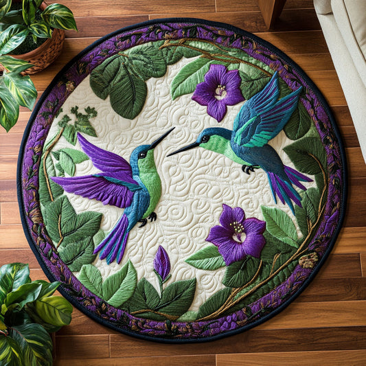 Hummingbird WX2003132CL Quilted Round Mat