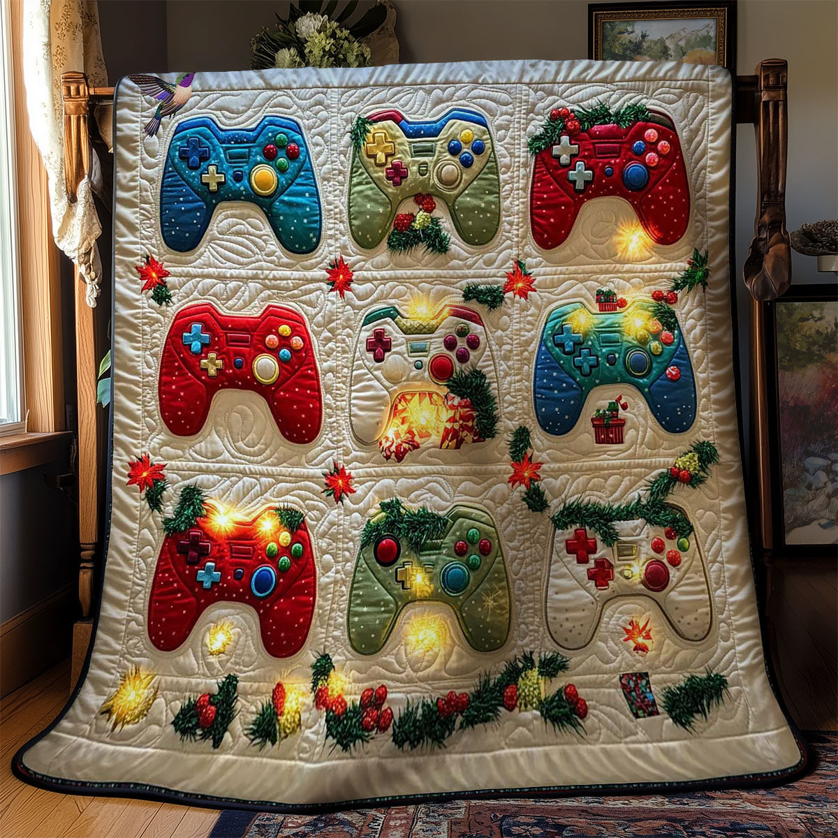 Gamer’s Christmas WN2311027CL Quilt